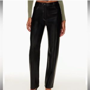 Aritzia Melina Faux-Leather Pants